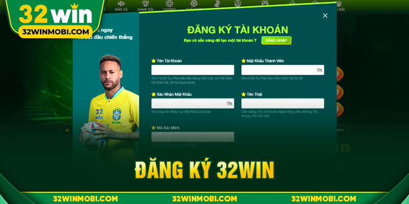 Hướng Dẫn Đăng Ký 32WIN Mới Nhất 2025